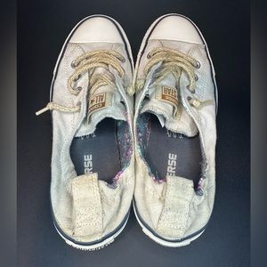 Converse All Star Chuck Taylor Shoreline Slip-on Sneakers, Size 8, Off-white